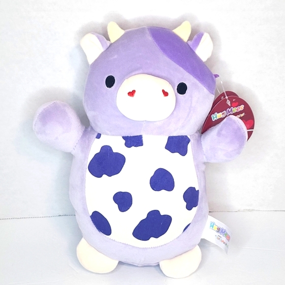 ❤️ BUBBA 🐄 Purple Cow HugMee Valentines 2024 Original Squishmallow ☆》NWT《☆ - Picture 1 of 8